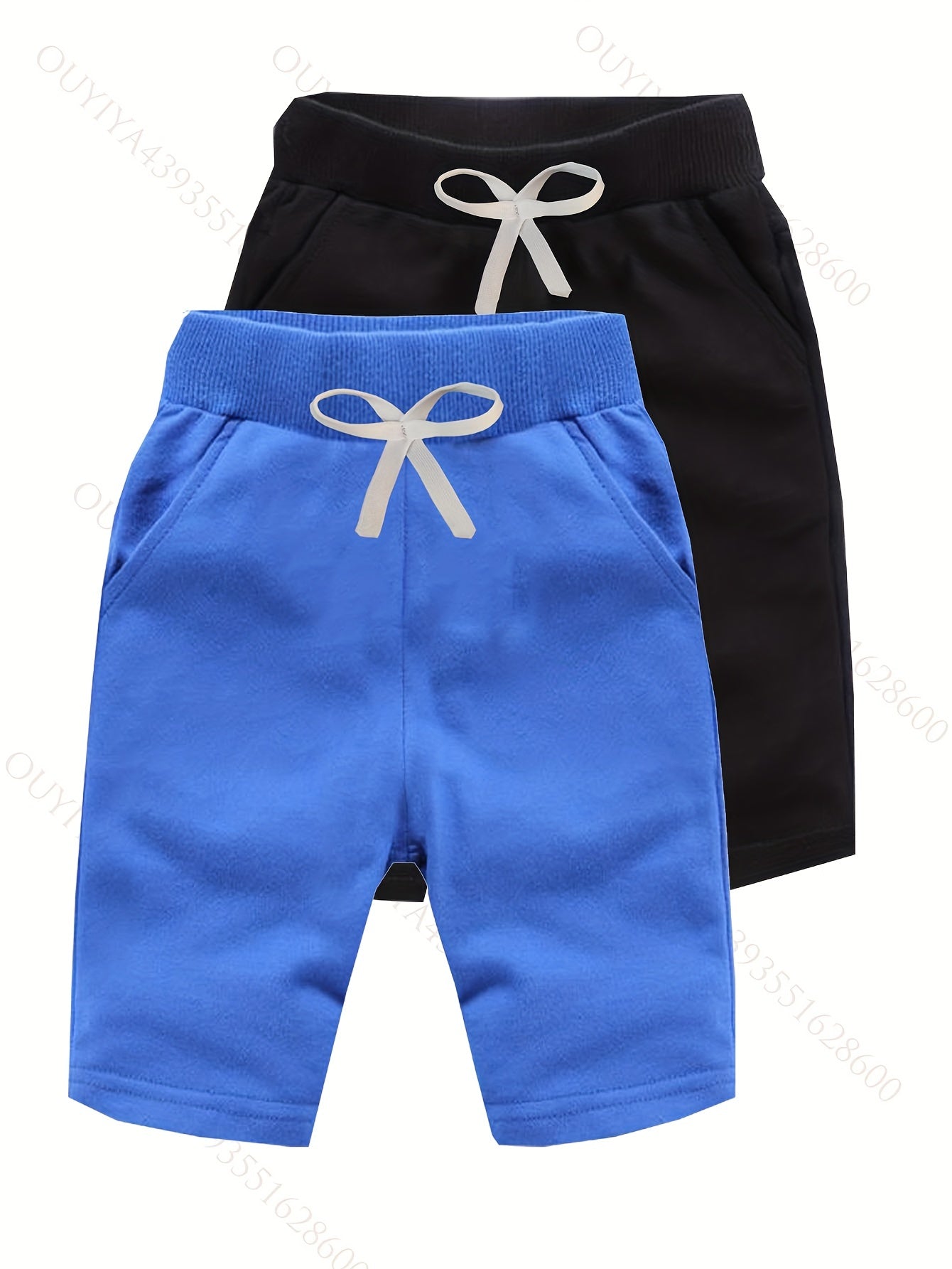 2pcs Boys Casual Shorts Soft Comfortable Breathable for Summer
