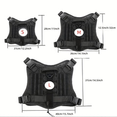 Waterproof Nylon Dog Harness Vest for Small Medium Large Dogs