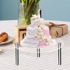 Acrylic Cake Stand Metal Stand for Kitchen Living Room