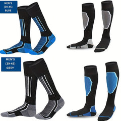 Winter Men's Ski Socks Plus Velvet Long Ski Socks