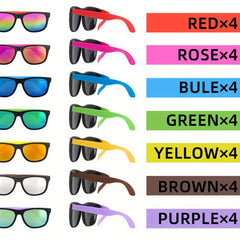 Neon Party Sunglasses Bulk for Adults & Teens
