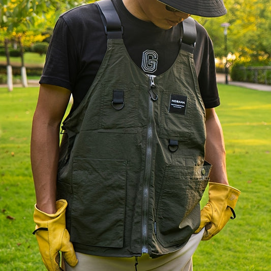 Quick Drying Waistcoat Satchel for Outdoor Camping Fishing