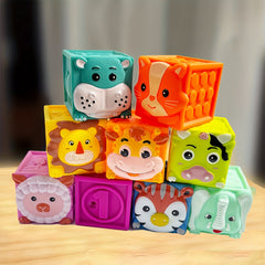 Soft Rubber Building Blocks for Kids