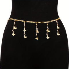 Butterfly Tassel Charm Chain Belt Waist Chain Jewelry