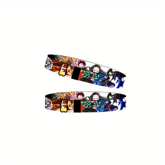1pc Anime Print Bracelet Waterproof Durable Reusable Wristband Wrist Band