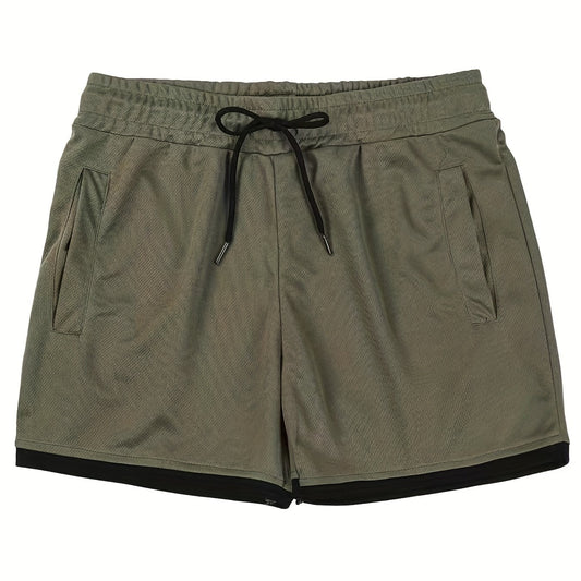 Men's Drawstring Sport Shorts for Outdoor Activities