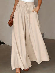  Wide Leg Trousers With Pockets