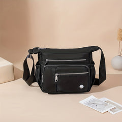 Nylon Crossbody Bag Waterproof Shoulder Bag Pockets Purse
