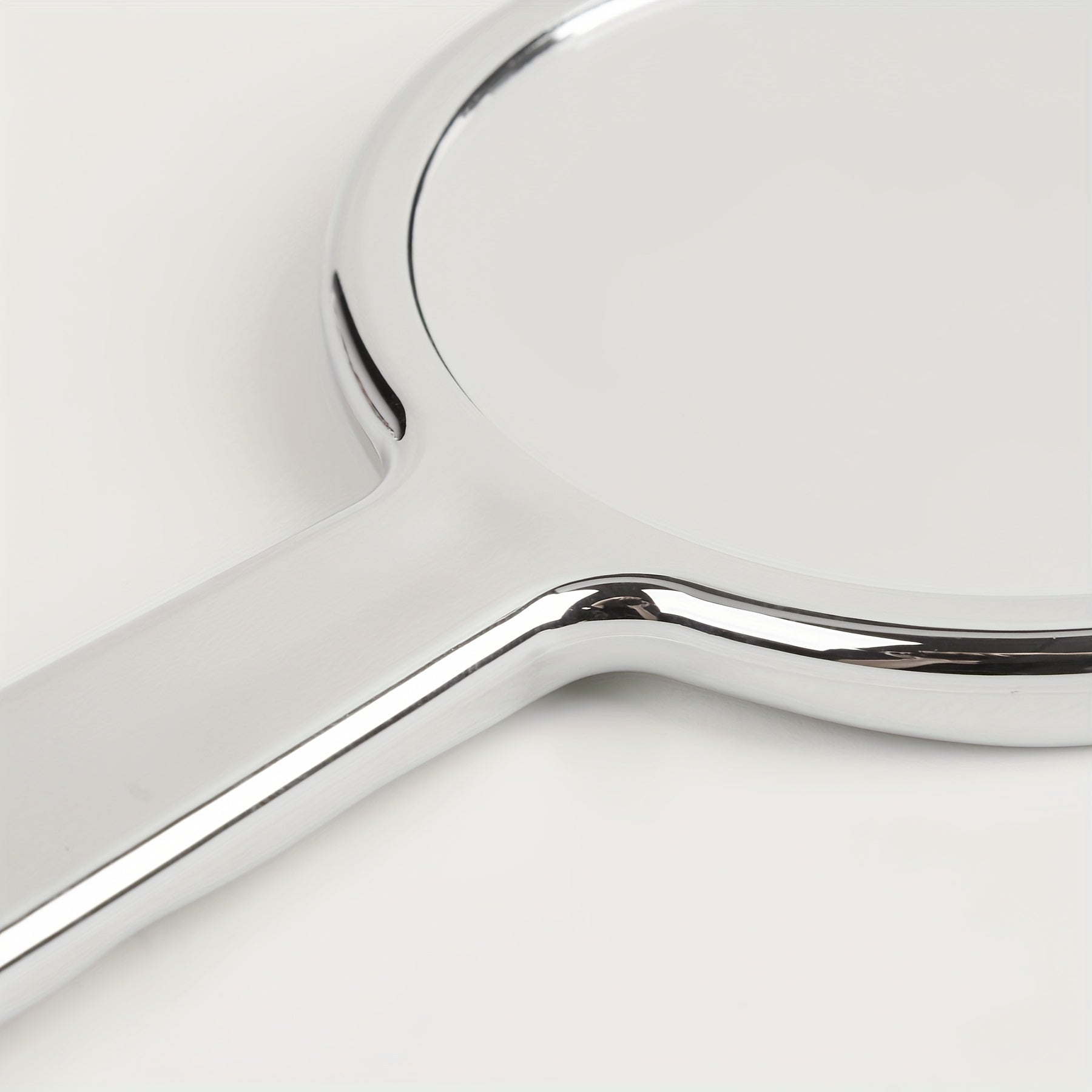 Creative Wave Pattern Handheld Makeup Cosmetic Mirror