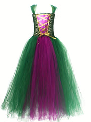 Halloween Witch Cosplay Costume & Accessories for Party Performance