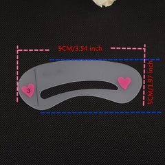 24pc Reusable Eyebrow Stencil Kit for Perfect Female Eyebrows Shape & Enhance