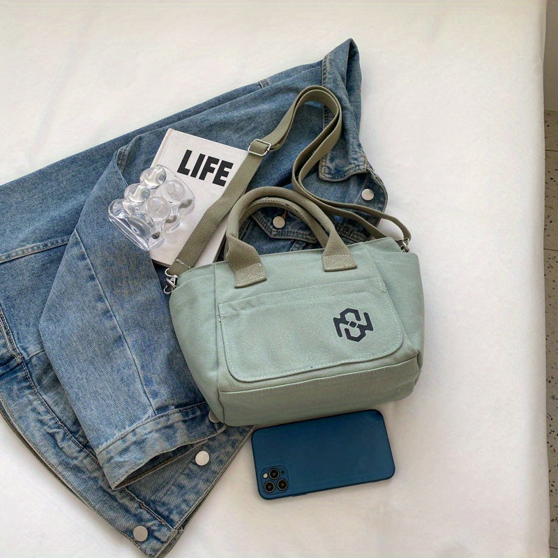 Vintage Crossbody Tote Bag Retro Top Handle Satchel Women's Casual Handbag