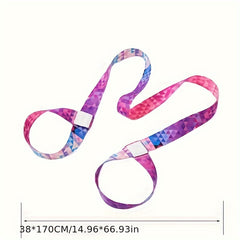 Colorful Printed Yoga Mat Storage Strap Nylon Binding Strap
