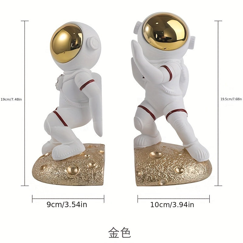 Spaceman Book Stand Desk Storage Astronaut Decoration Student Office