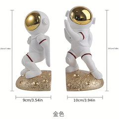 Spaceman Book Stand Desk Storage Astronaut Decoration Student Office