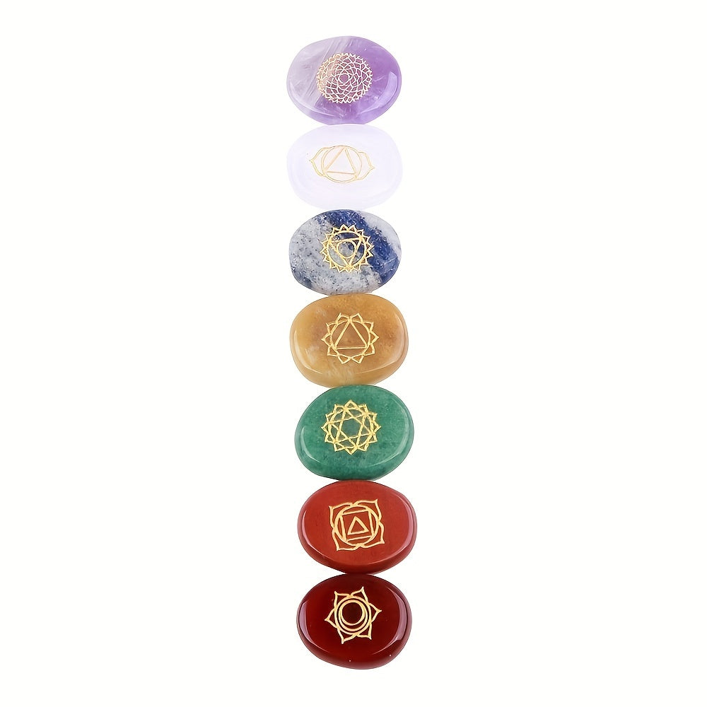 7 Chakra Reiki Healing Stone Set