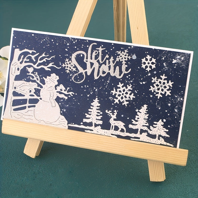 Christmas Die Cuts Card Snowflake Metal Cutting Dies Holiday Decoration