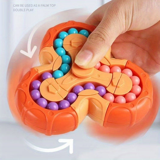 Rotating Block Toy for Stress Relief and Education