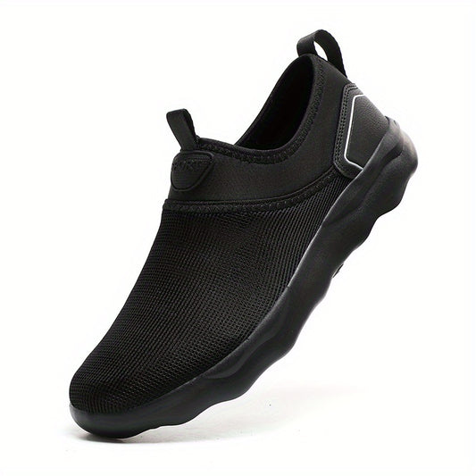 Men's Lightweight Slip On Knit Sneakers for Outdoor Walking