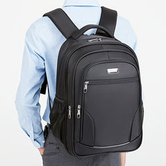 Work Laptop Backpack Polyester High School Zipper Soft Shell Cord