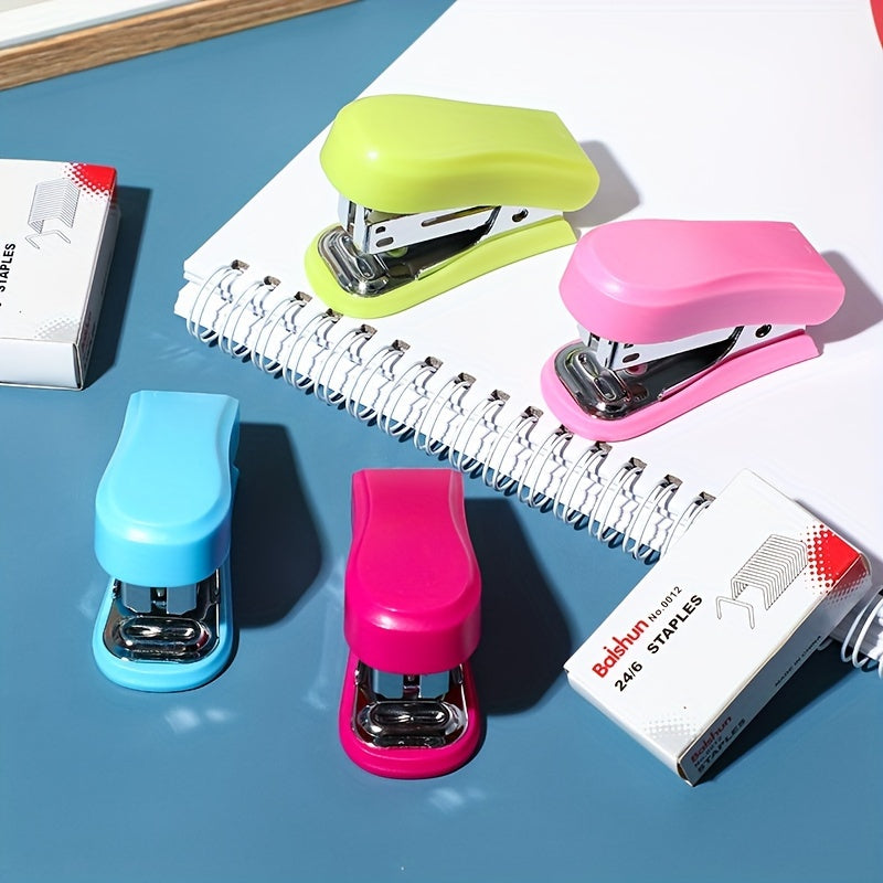 Cartoon Style Mini Stapler Set for Office