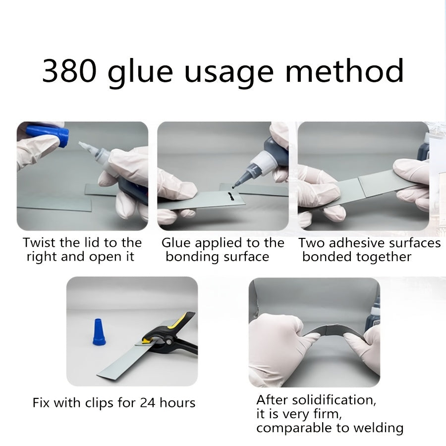 380 Strong Glue Quick Drying Adhesive Plastic Metal Ceramic Glass Wood
