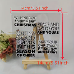 Christmas Metal Cutting Dies DIY Craft Decoration Stencil Scrapbooking Album