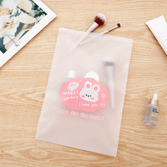 Transparent Underwear Storage Bag Cartoon Luggage Organizer