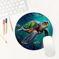 Sea Turtle Gaming Mouse Pad for Women and Girls