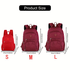 Large Capacity Minimalist Backpack Water Resistant Spacious School Bag