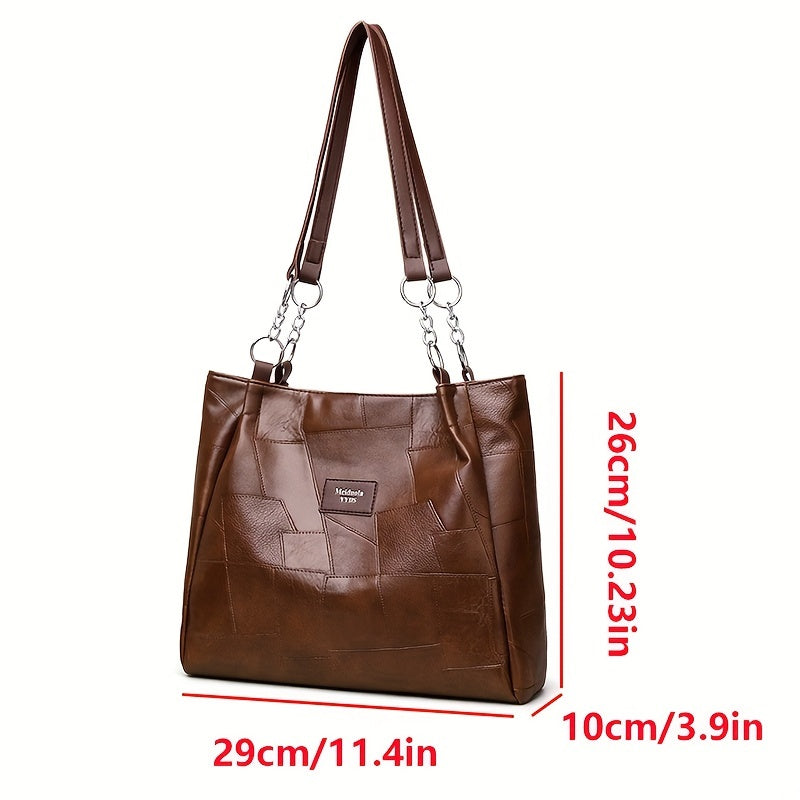 Large Capacity Tote Handbag Work & Travel Shoulder Bag