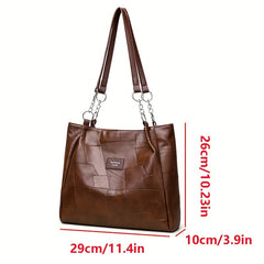 Large Capacity Tote Handbag Work & Travel Shoulder Bag