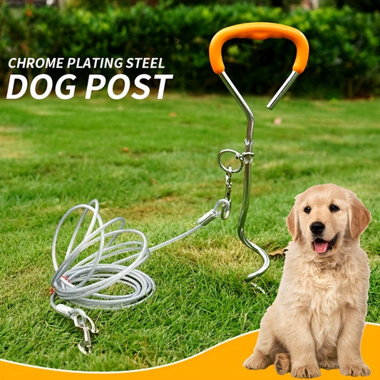 Dog Stake for Yard Sturdy Training Camping