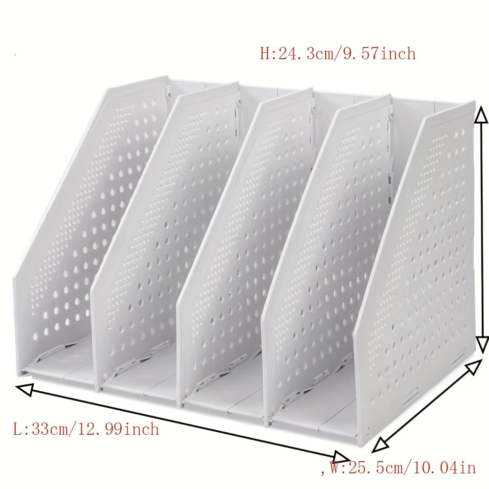 Desktop Book Stand Storage Organizer for Office Supplies