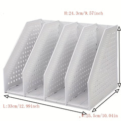Desktop Book Stand Storage Organizer for Office Supplies