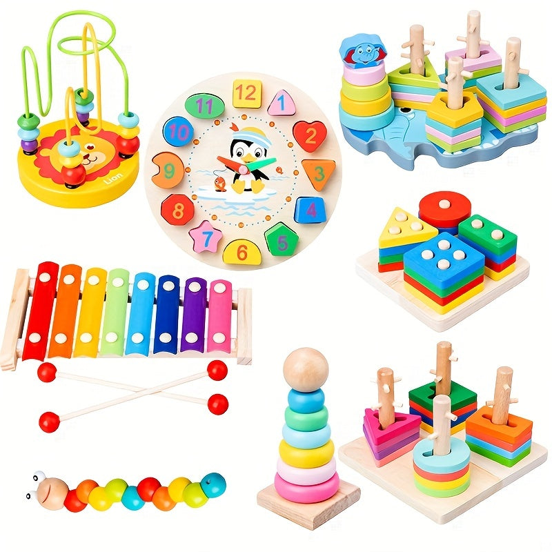 Baby Winding Beads Building Blocks