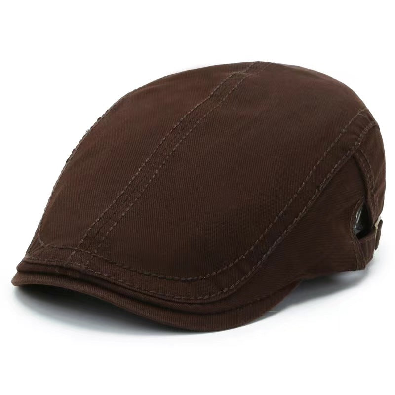 Casual Classic Retro Couple Hat Streetwear Solid Unisex