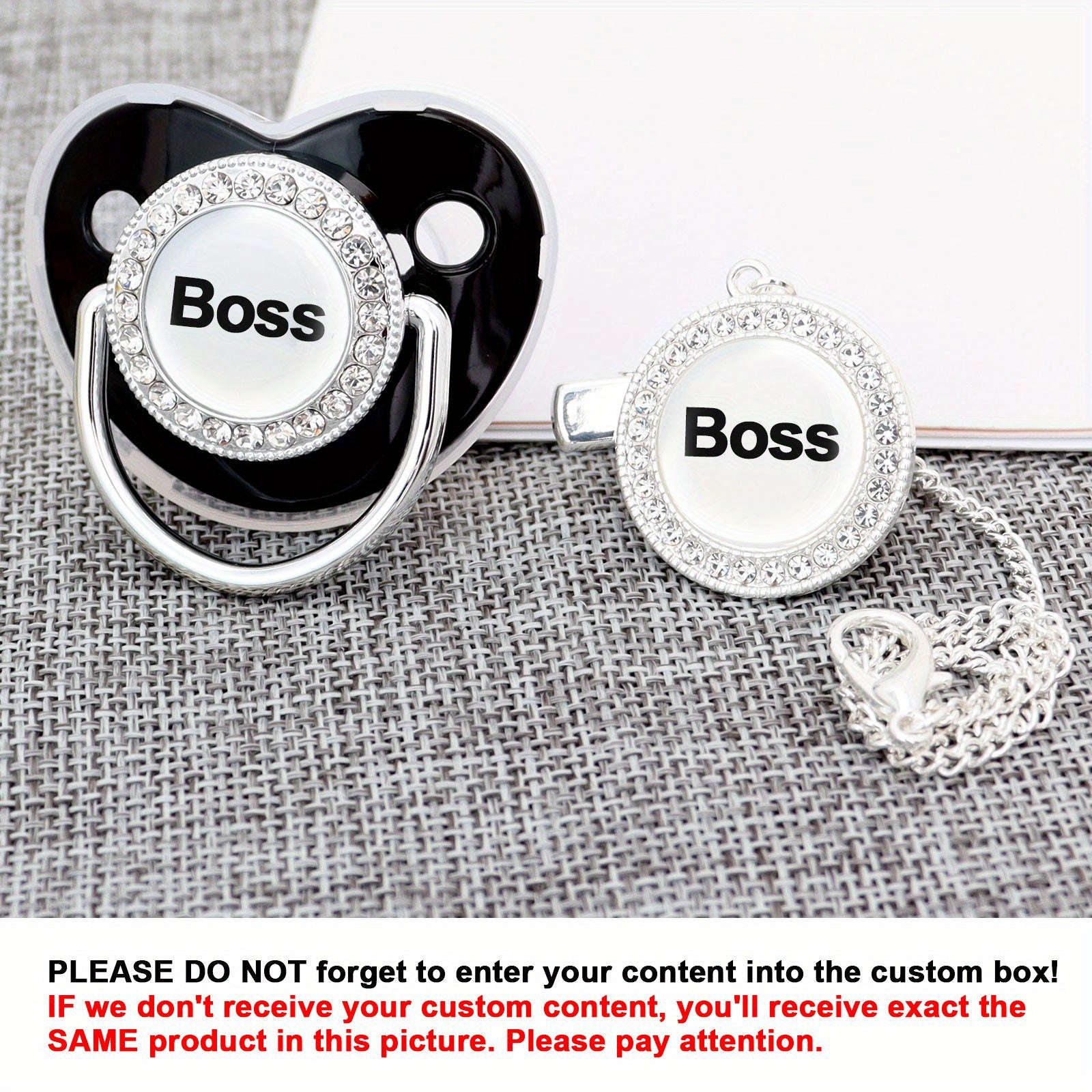 Custom Baby Pacifier With Clips Personalized Sleep Coaxing Artifact