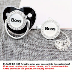 Custom Baby Pacifier With Clips Personalized Sleep Coaxing Artifact