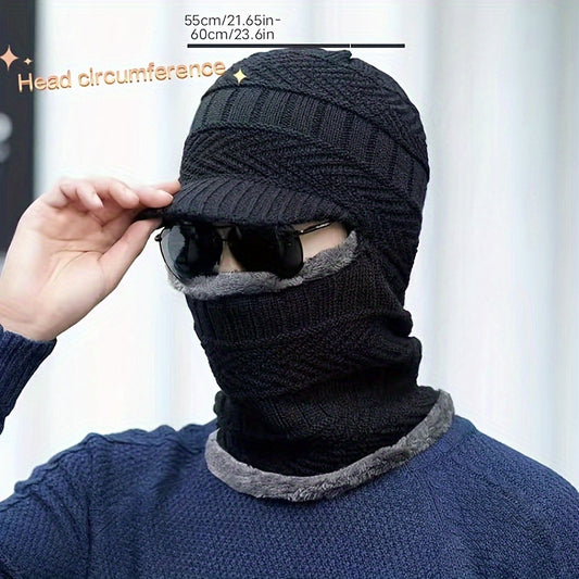 Winter Knitted Hats Thermal Insulation Masks