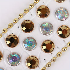 Men's Rhinestone Cowboy Bling Belt Strap Y2K Crystal PU Leather Jeans