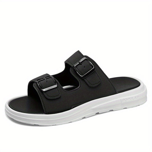 Men's Non Slip Platform Slides Comfortable Cloud Slides