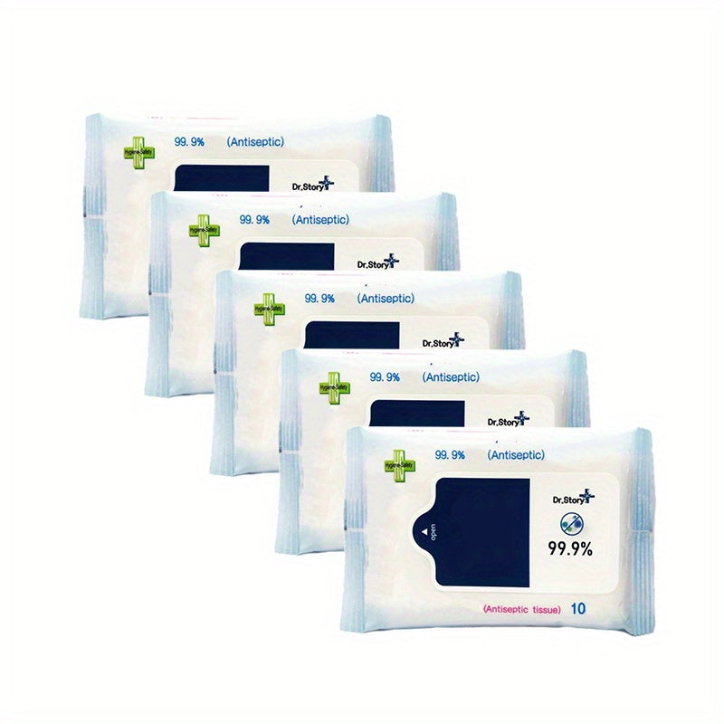 10pcs pack Antibacterial Cleaning Wipes for School Home and Office