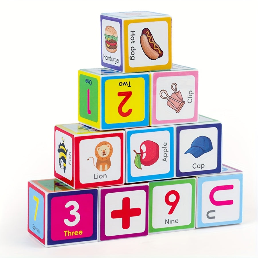 Kids' Letter Building Blocks Game And Intelligence Table Game Toy