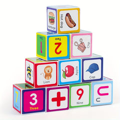 Kids' Letter Building Blocks Game And Intelligence Table Game Toy