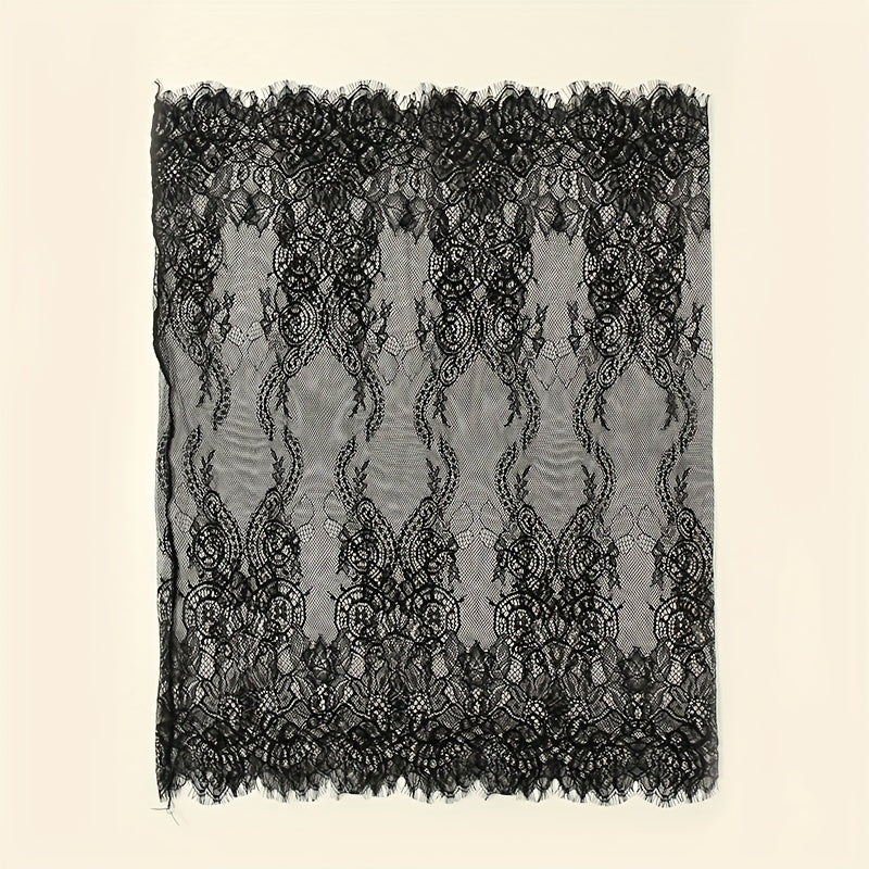 Embroidered Lace Mantilla Veil Scarf for Wedding Bridal Women