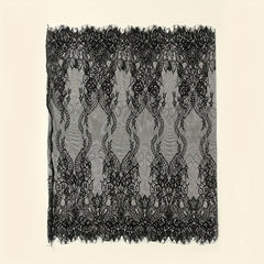 Embroidered Lace Mantilla Veil Scarf for Wedding Bridal Women