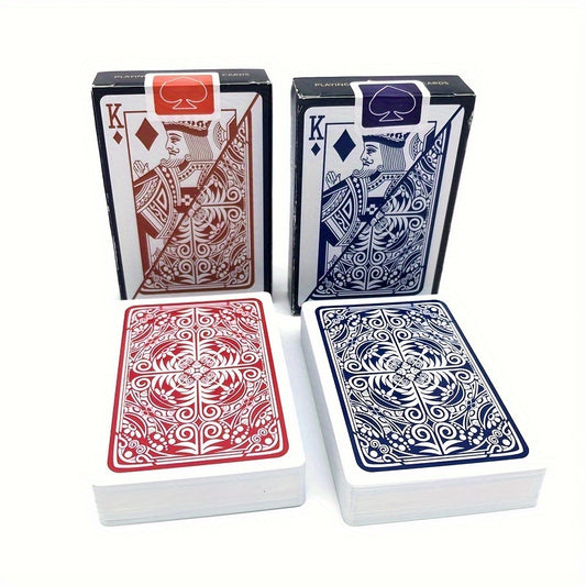 Waterproof Poker Card Deck, Washable Adult Game Puzzle, PVC Resistant Patch