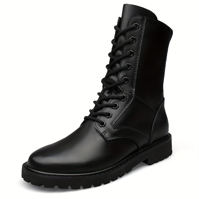 Men's Lace Up High Top Riding Boots