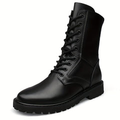 Men's Lace Up High Top Riding Boots